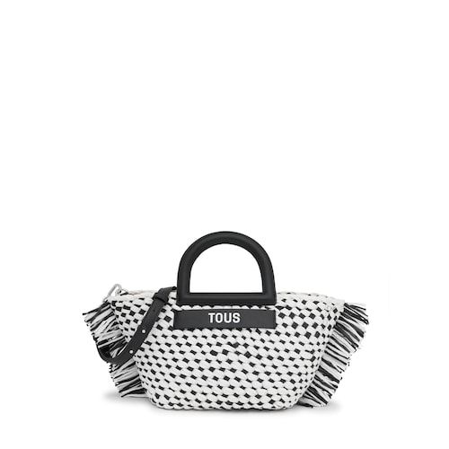 Medium black raffia Tote bag TOUS Dora