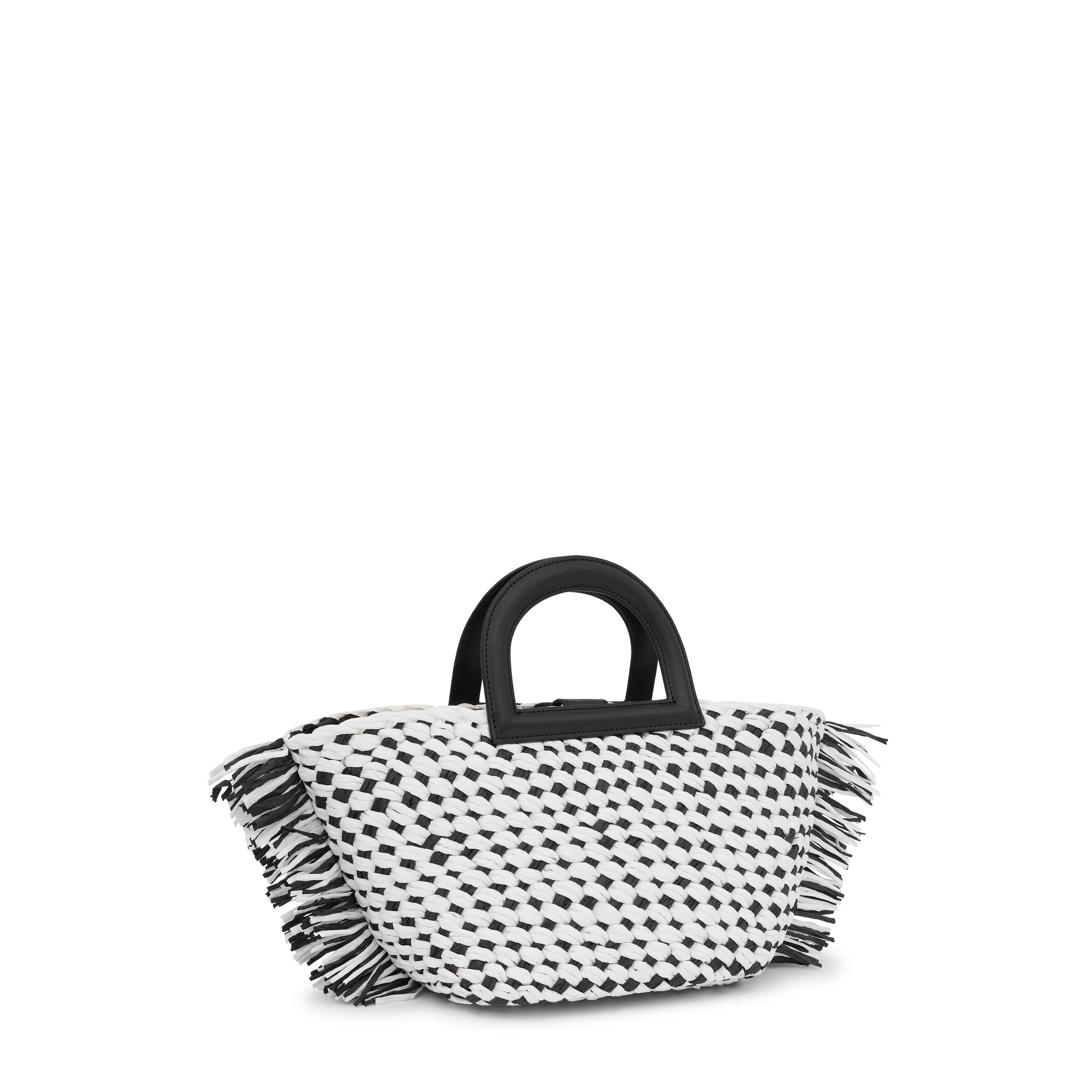 Medium black raffia Tote bag TOUS Dora