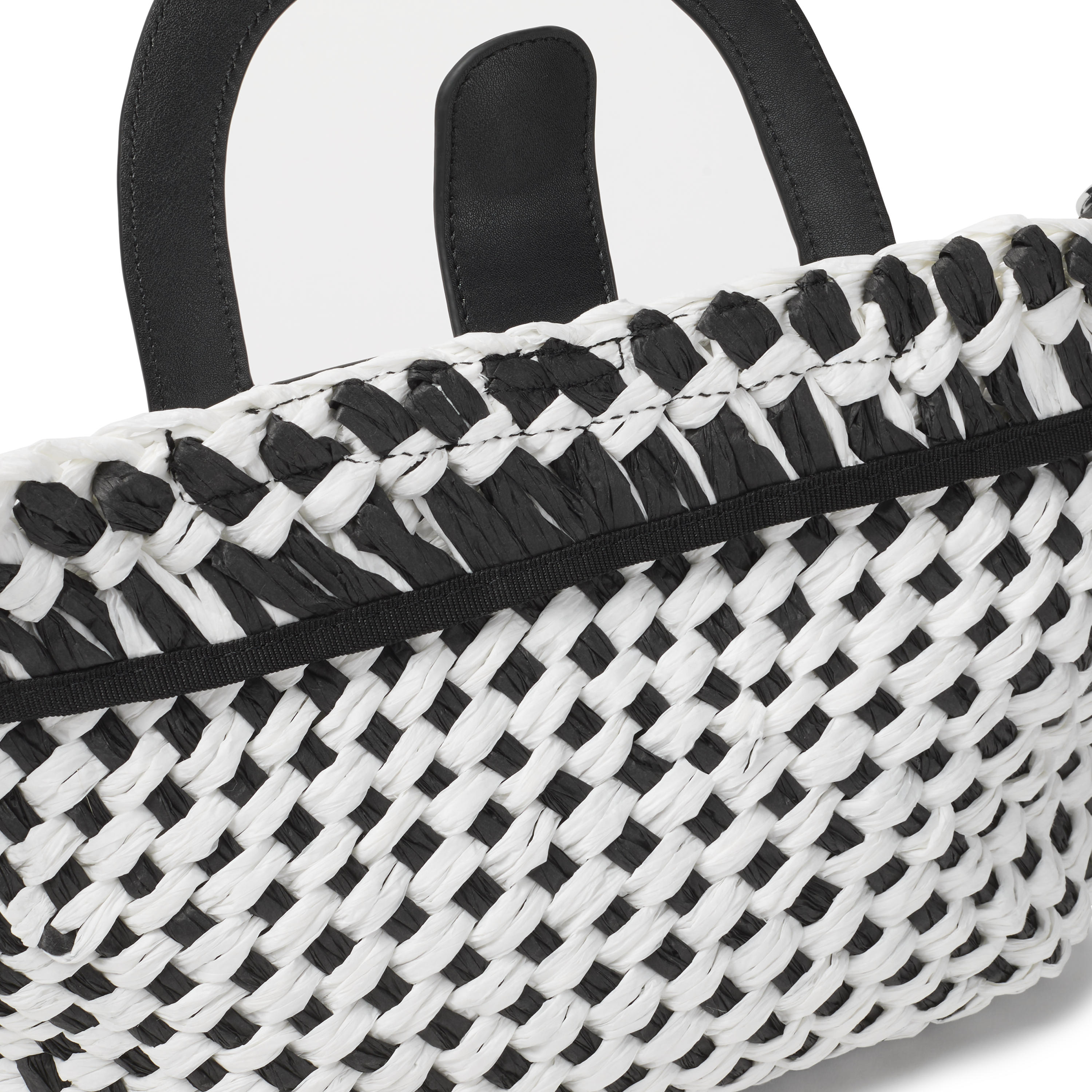 Medium black raffia Tote bag TOUS Dora