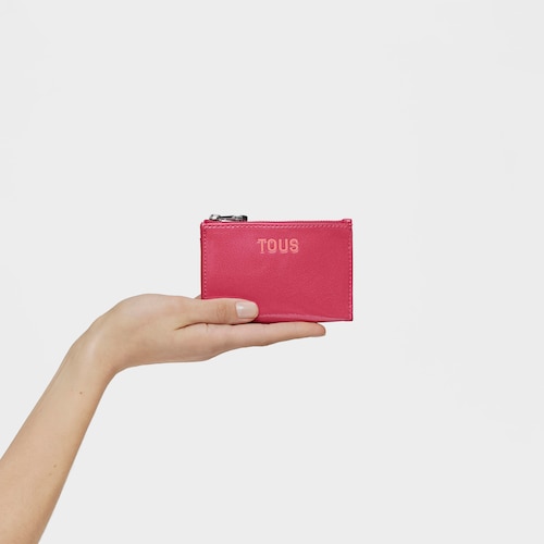 Monedero tarjetero fucsia New Dorp