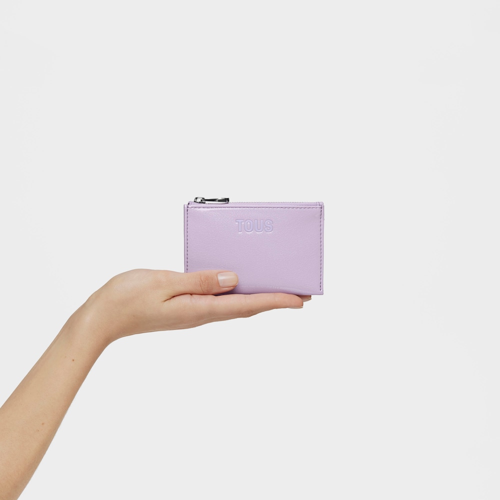Lilac-colored Change purse-cardholder New Dorp