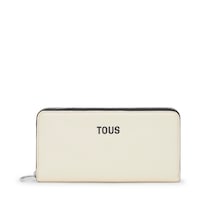 Billetera beige New Dorp
