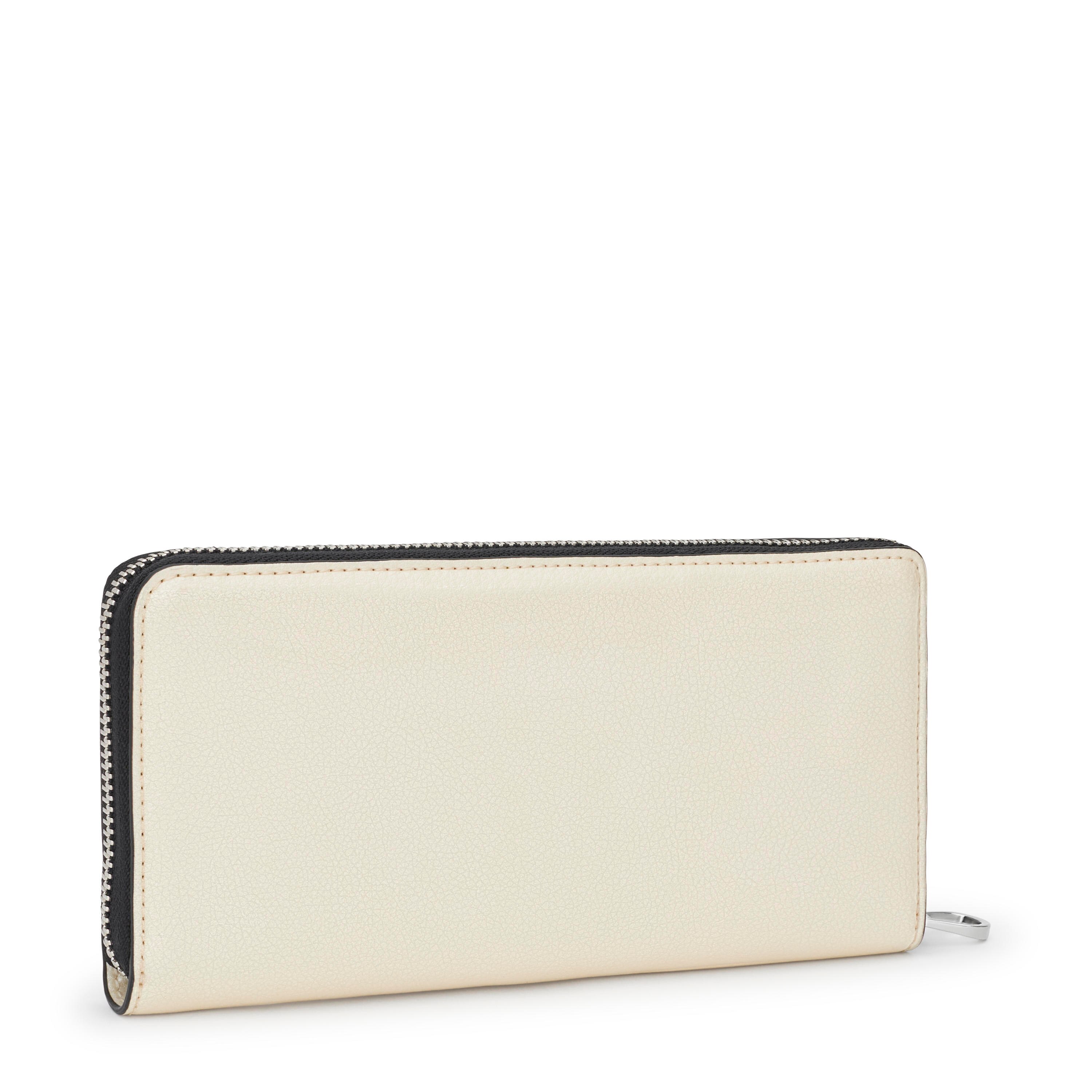 TOUS Portamonete New Dorp 2002103551 In Pelle Nera - Piccolo Porta Carte E Monete, Casual Da Donna