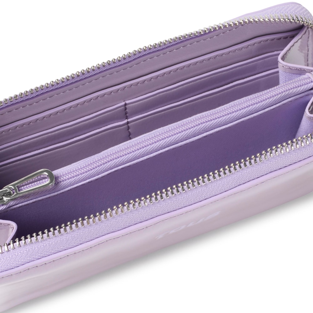 Liliowy portfel New Dorp