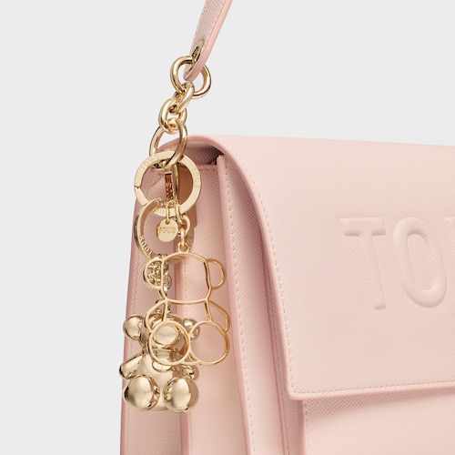 Gold-colored Silhouette Key ring Bold Bear
