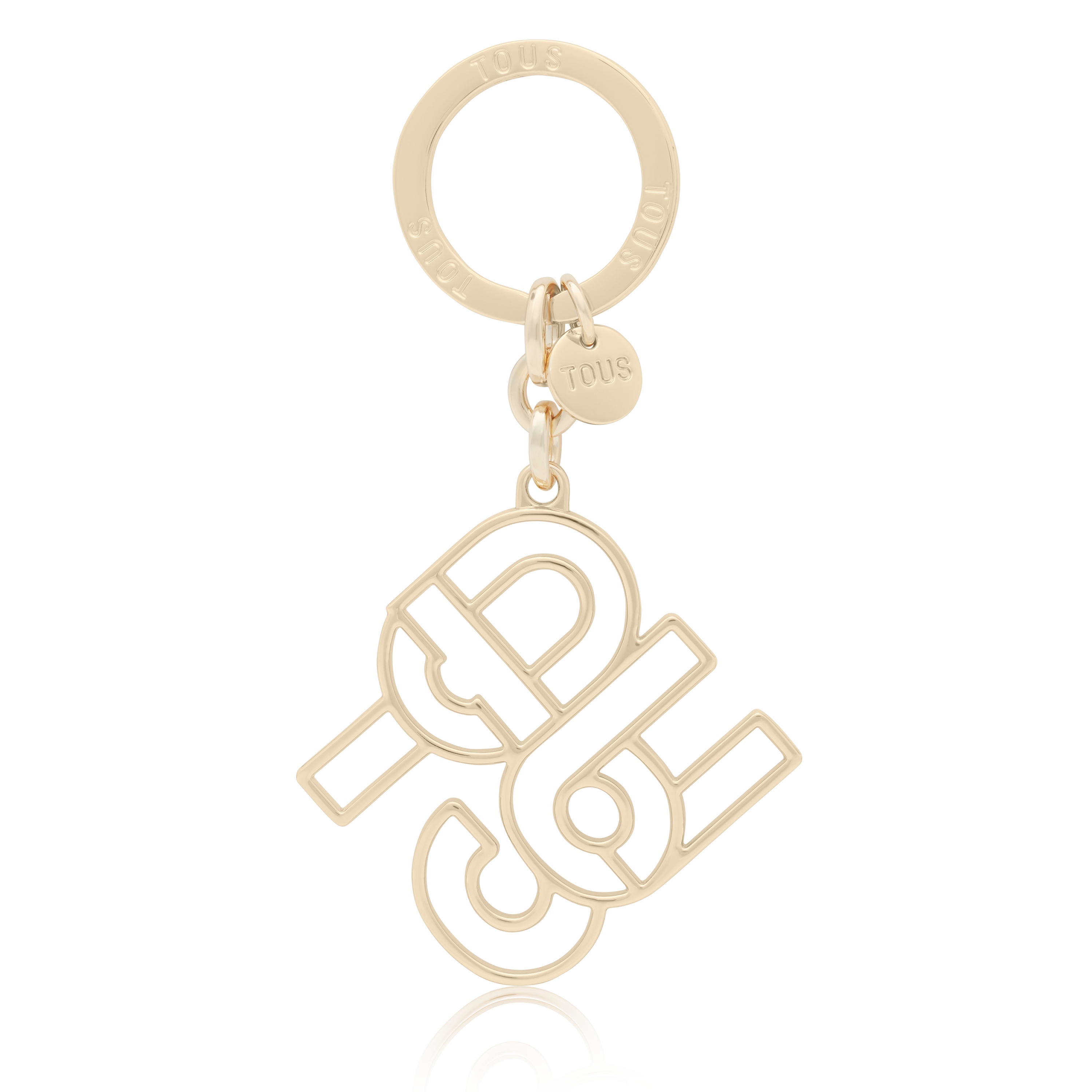 Gold-colored Silhouette Key ring TOUS MANIFESTO