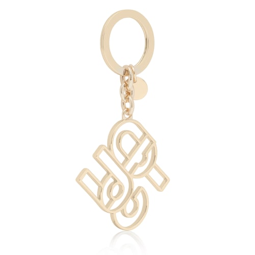Gold-colored Silhouette Key ring TOUS MANIFESTO