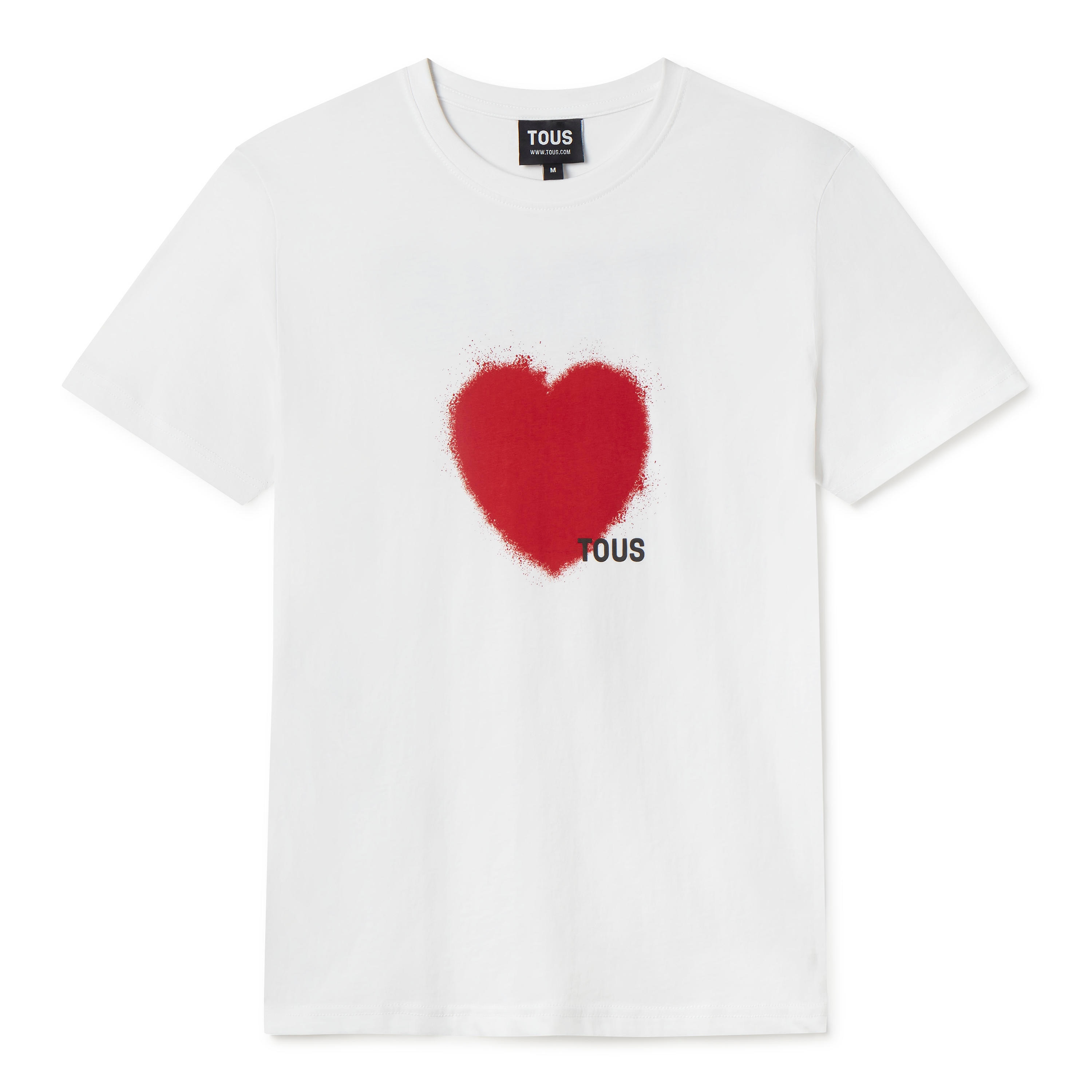 Red short-sleeved T-shirt TOUS Motifs Spray M