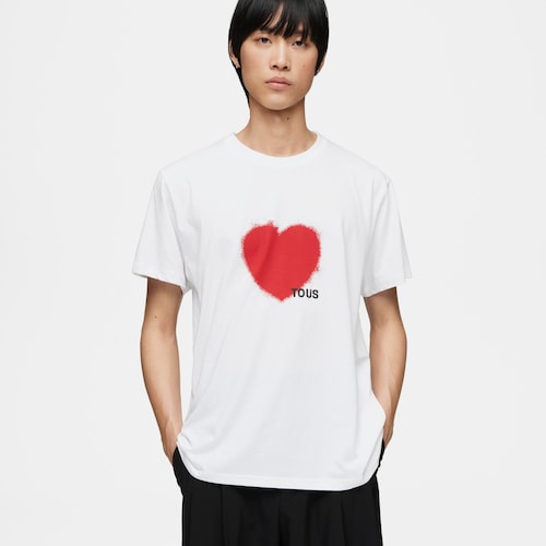 Camiseta de manga corta roja TOUS Motifs Spray M