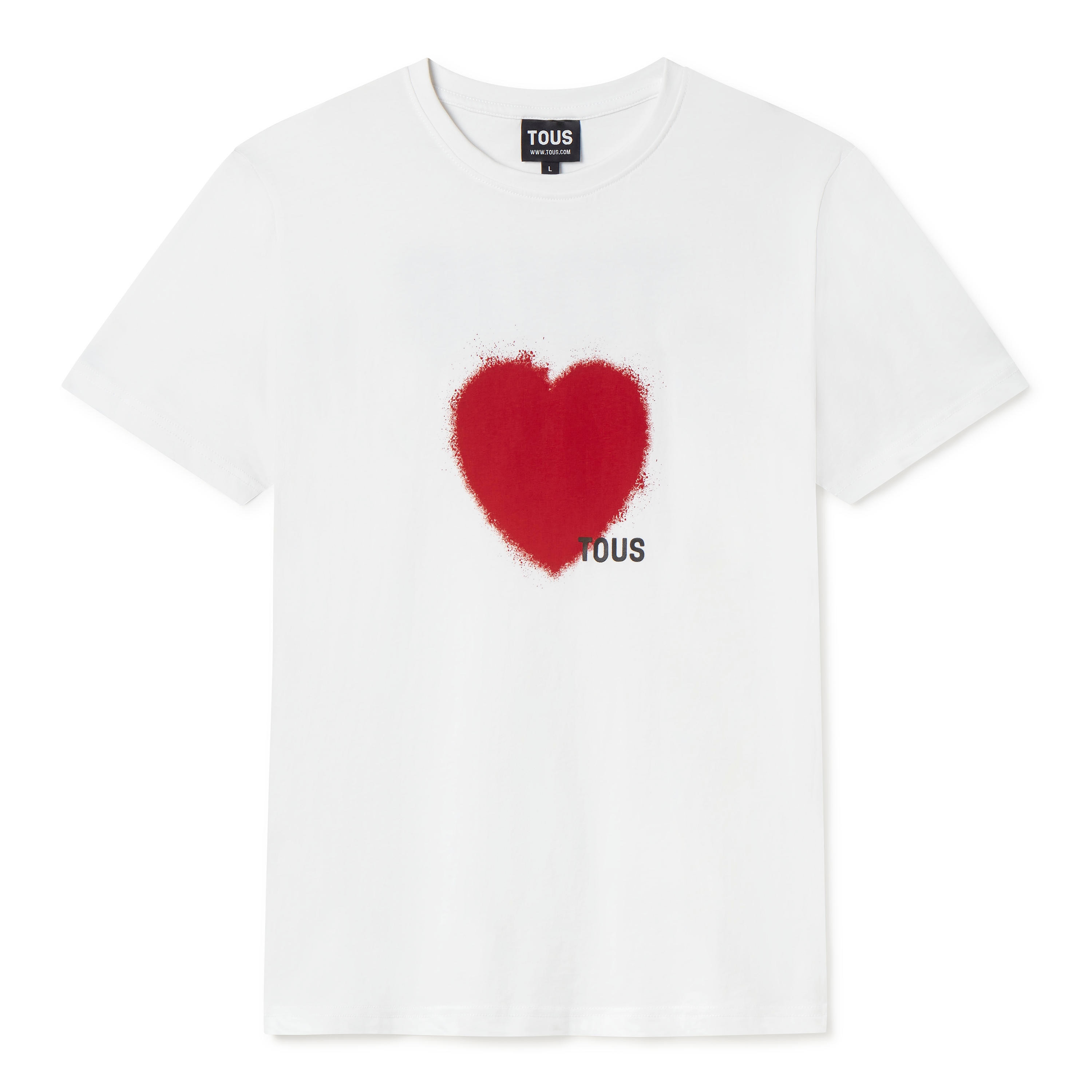 Red short-sleeved T-shirt TOUS Motifs Spray L