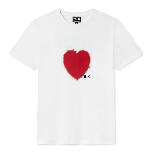 Red short-sleeved T-shirt TOUS Motifs Spray L