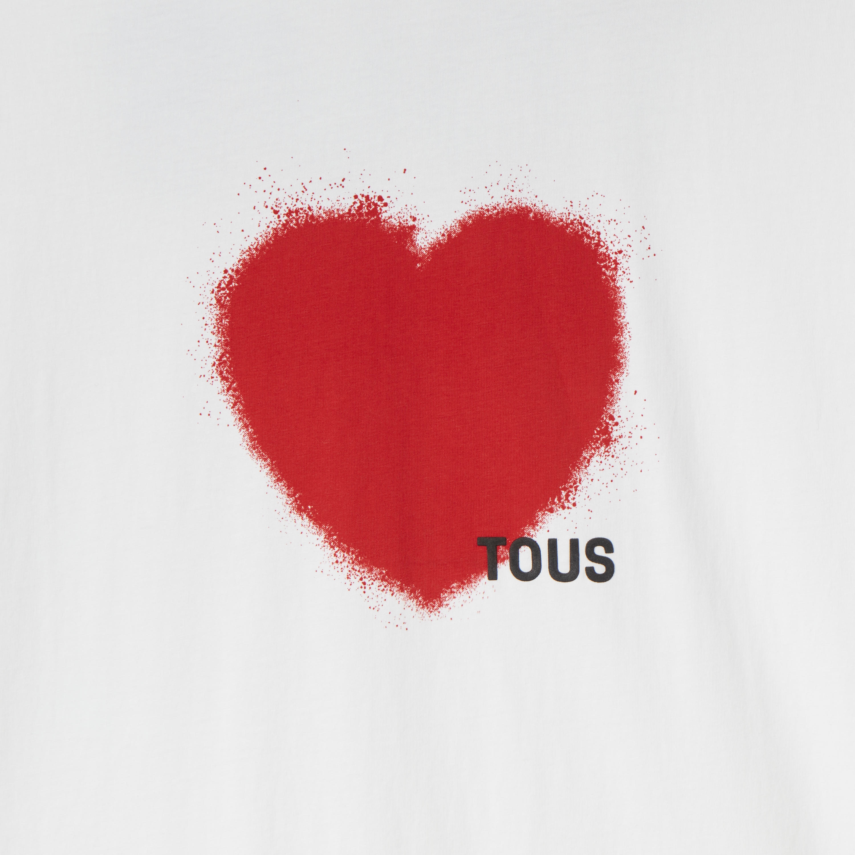 Red short-sleeved T-shirt TOUS Motifs Spray L