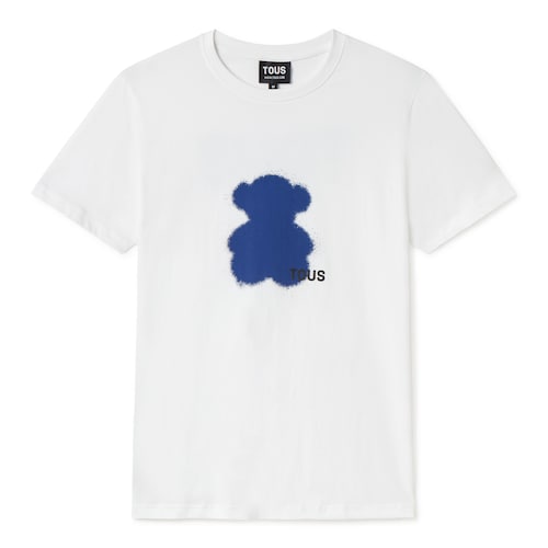 Camiseta de manga corta azul TOUS Motifs Spray M image number 0