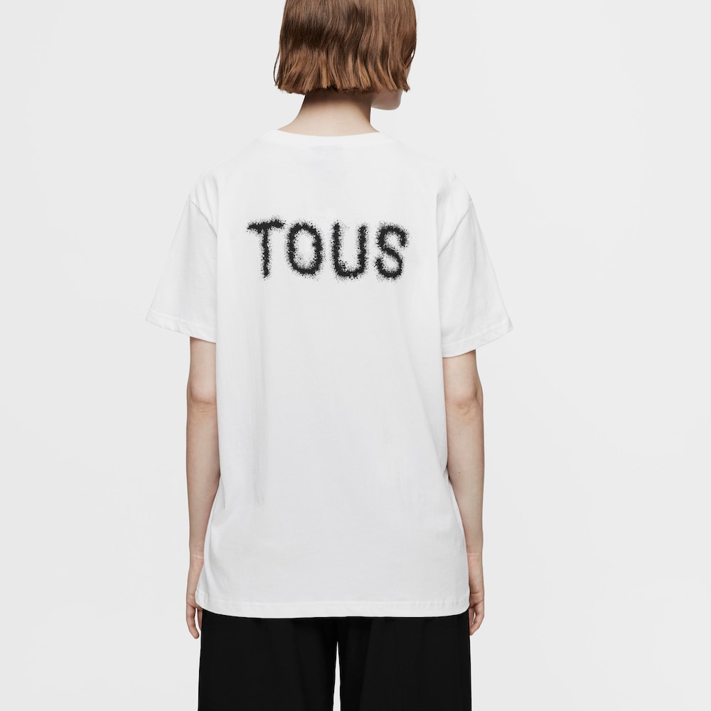 Camiseta de manga corta azul TOUS Motifs Spray