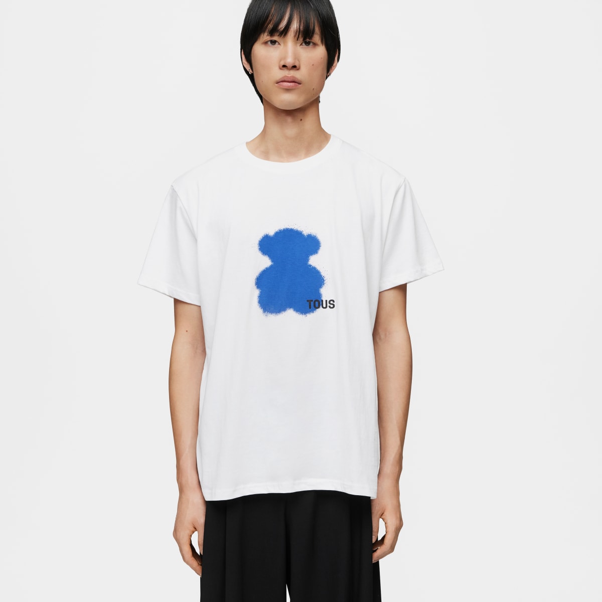 Camiseta de manga corta azul TOUS Motifs Spray M
