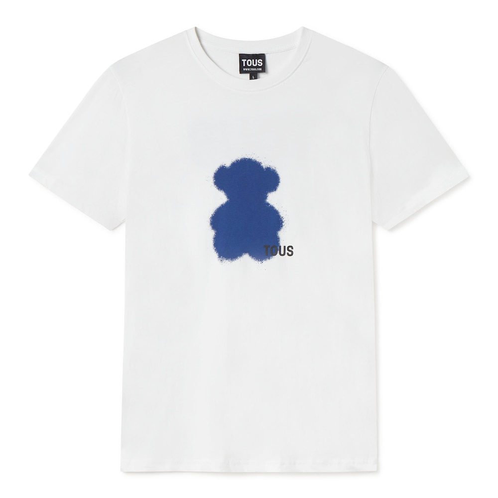 Camiseta de manga corta azul TOUS Motifs Spray L