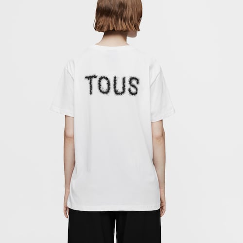 Blue short-sleeved T-shirt TOUS Motifs Spray L
