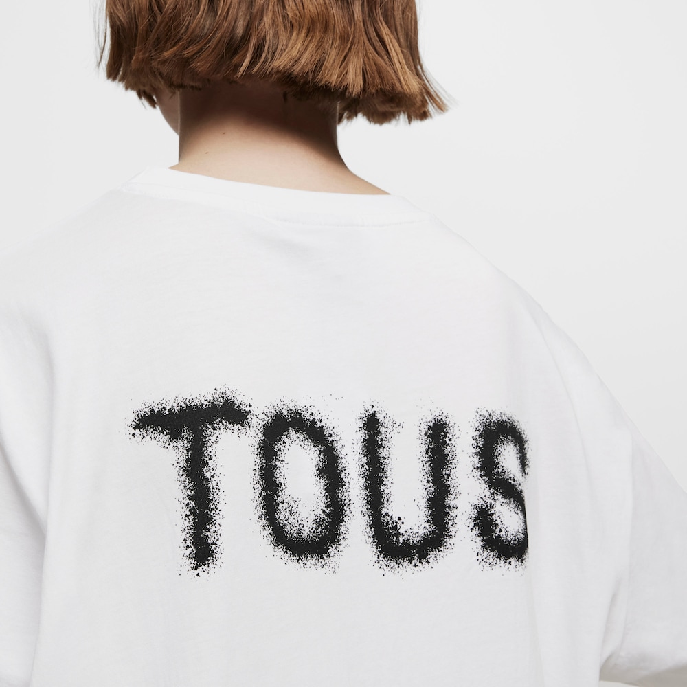 Camiseta de manga corta azul TOUS Motifs Spray L