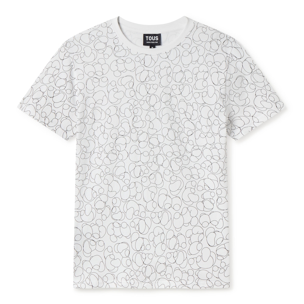 White short-sleeved T-shirt TOUS Bold Bear M