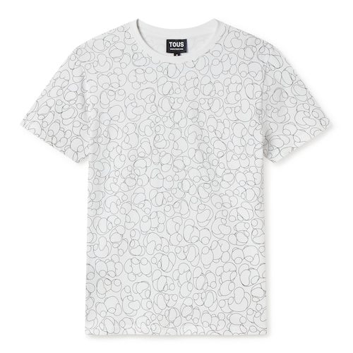 White short-sleeved T-shirt TOUS Bold Bear M