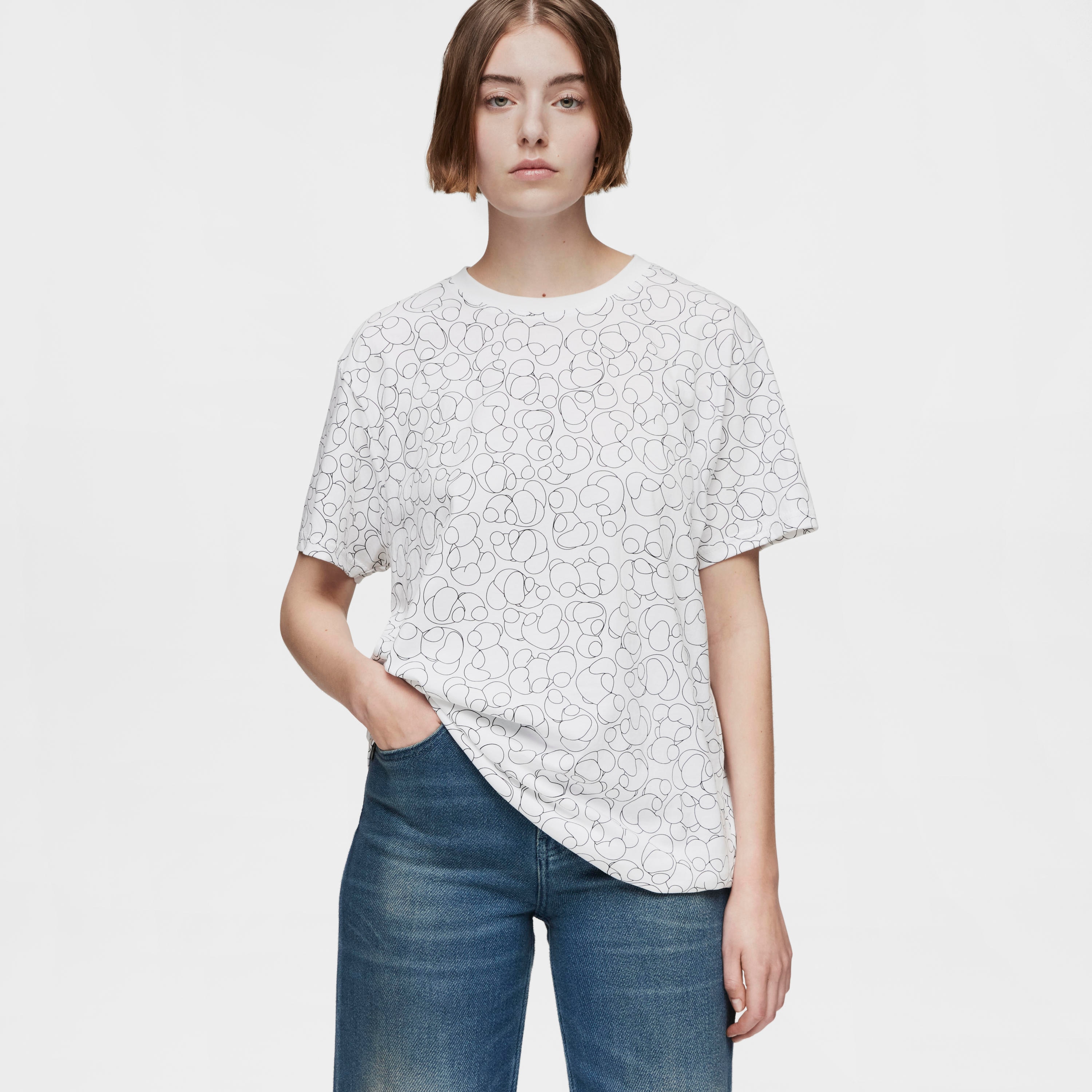 White short-sleeved T-shirt TOUS Bold Bear M
