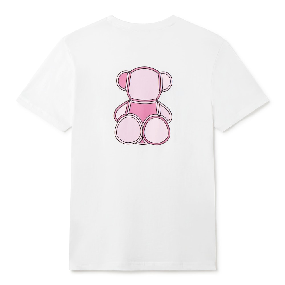 R&oacute;żowy T-shirt z kr&oacute;tkimi rękawami TOUS Bear Faceted M