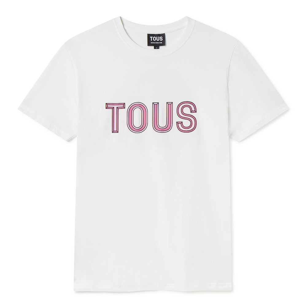 Camiseta de manga corta rosa TOUS Bear Faceted L