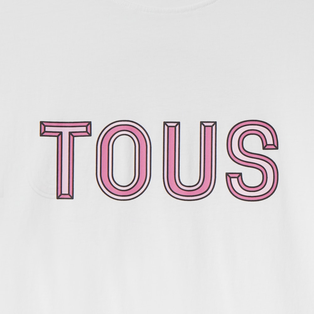 Camiseta de manga corta rosa TOUS Bear Faceted L