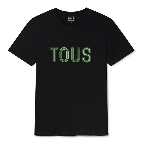 Camiseta de manga corta verde TOUS Bear Faceted M