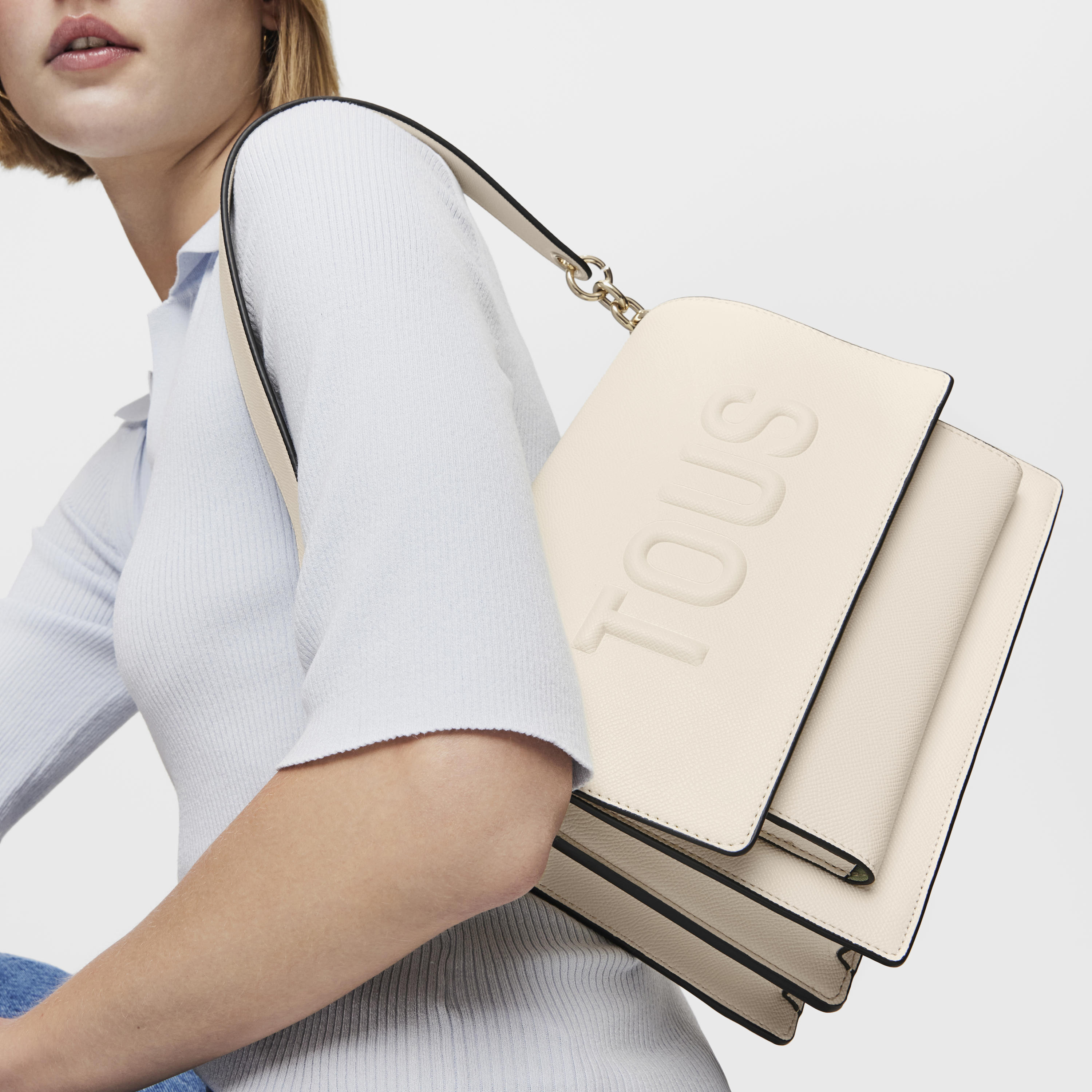 Medium beige Audree Crossbody bag TOUS Brenda