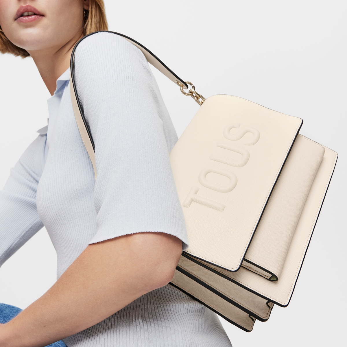 Medium beige Audree Crossbody bag TOUS Brenda