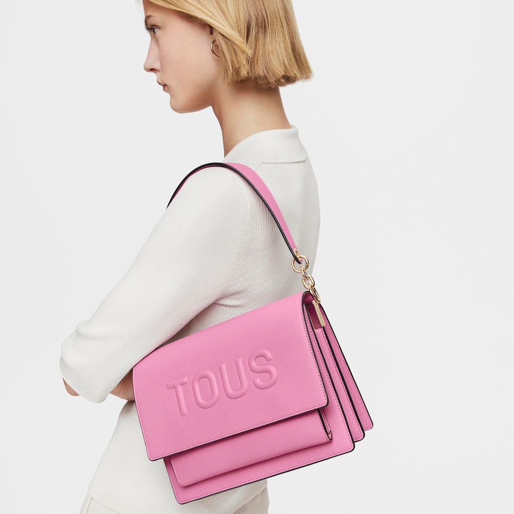 Medium dark pink Audree Crossbody bag TOUS Brenda image number 3