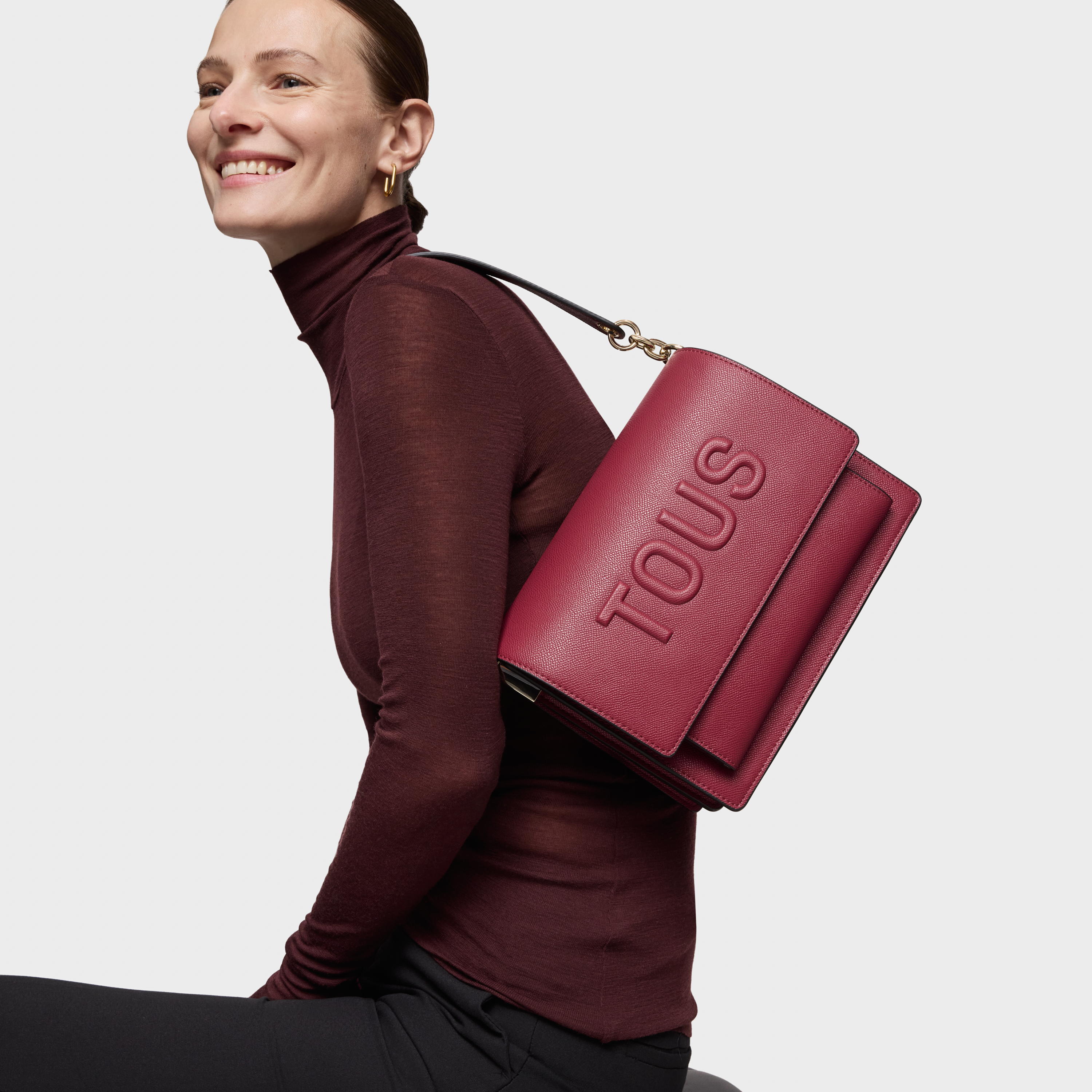 Medium maroon Audree Crossbody bag TOUS Brenda