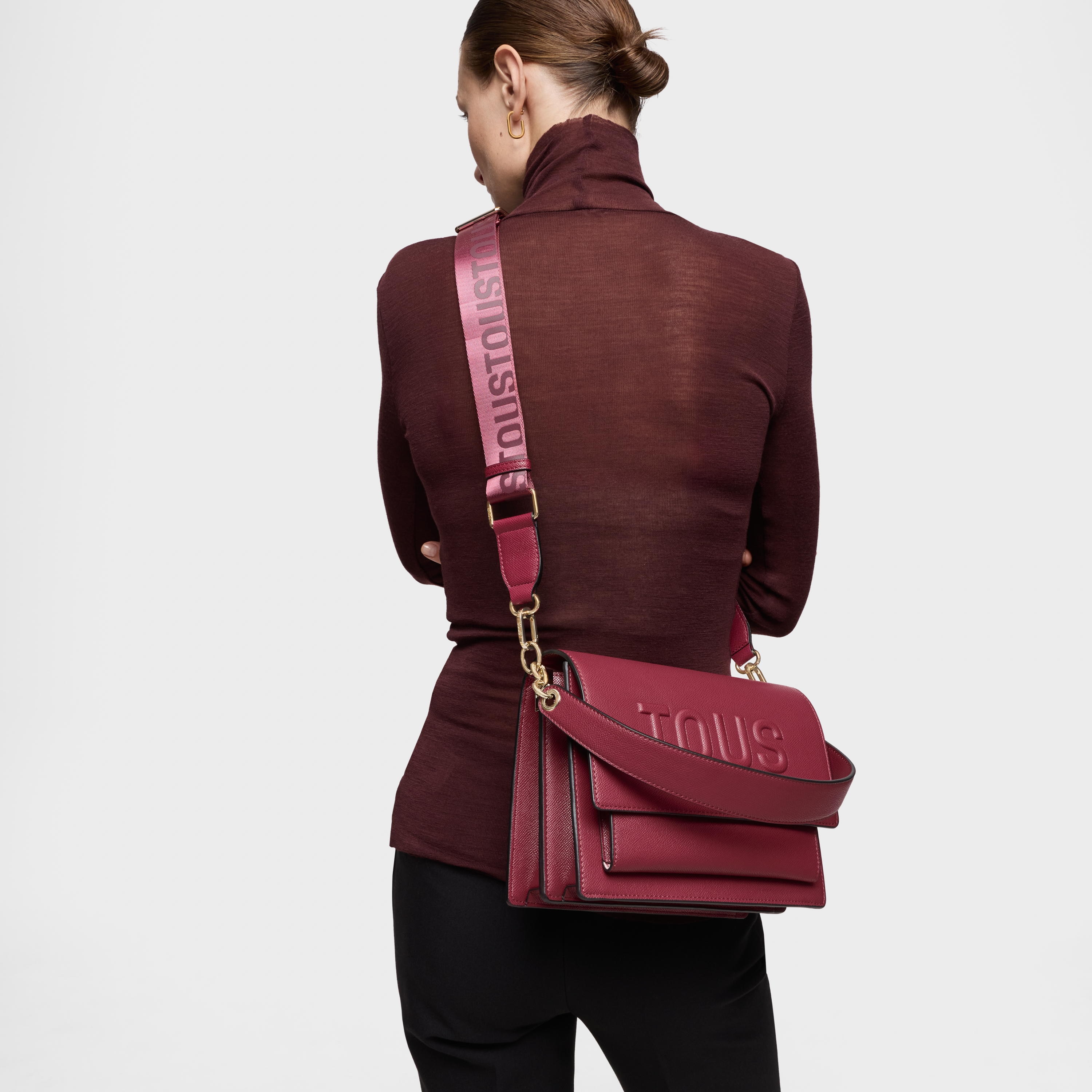 Medium maroon Audree Crossbody bag TOUS Brenda