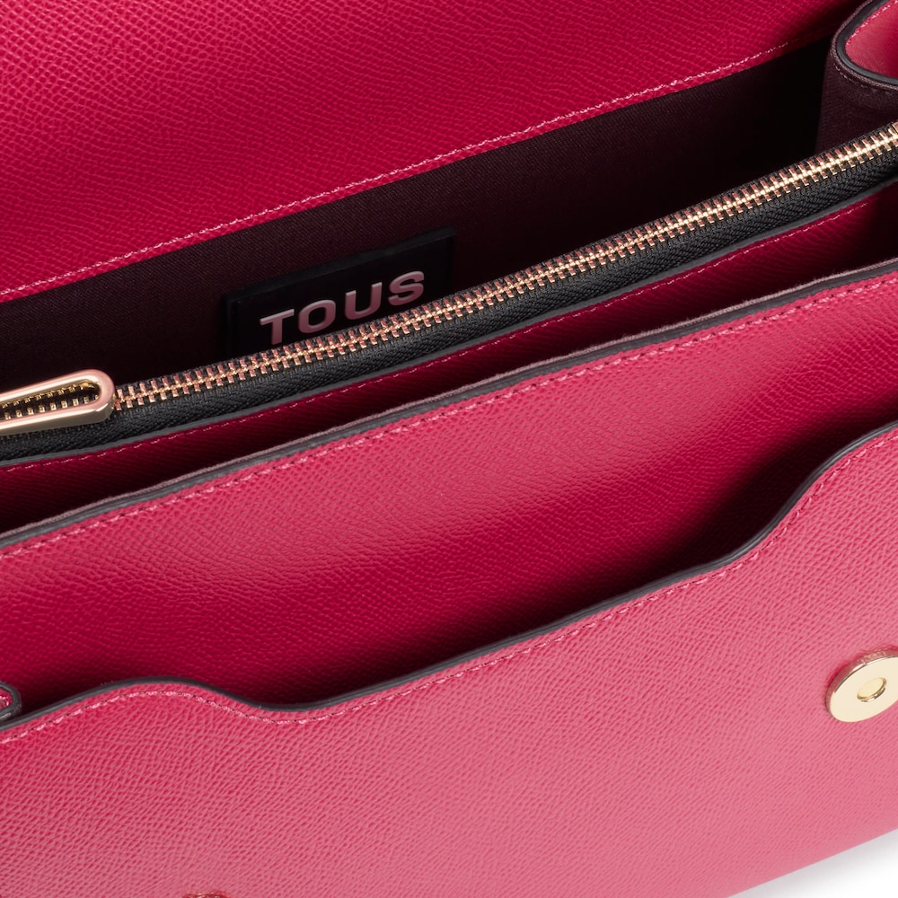 Borsa a tracolla fucsia media Audree TOUS Brenda