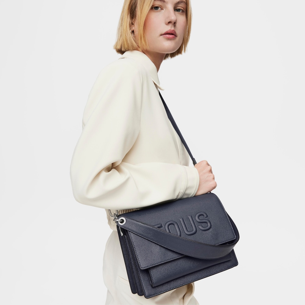 Medium navy blue Audree Crossbody bag TOUS Brenda image number 5
