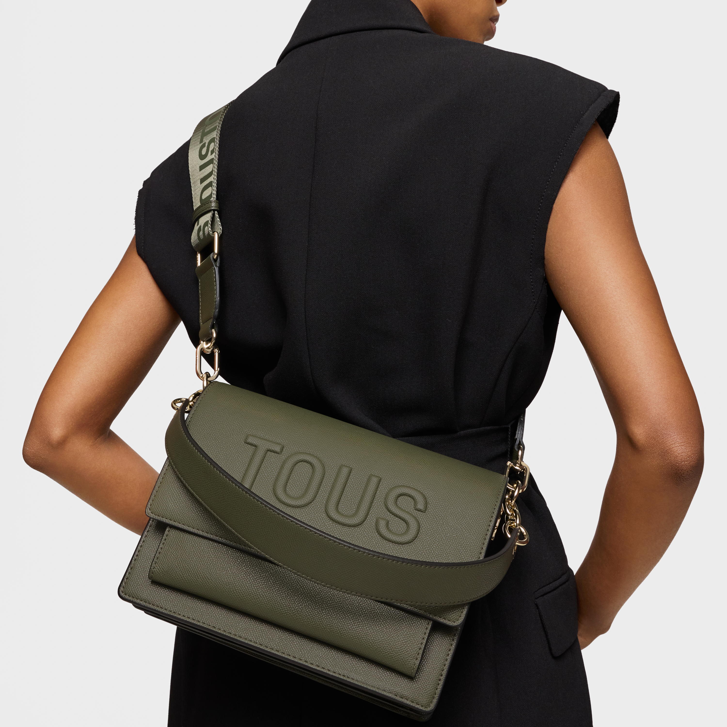 Medium khaki Audree Crossbody bag TOUS Brenda