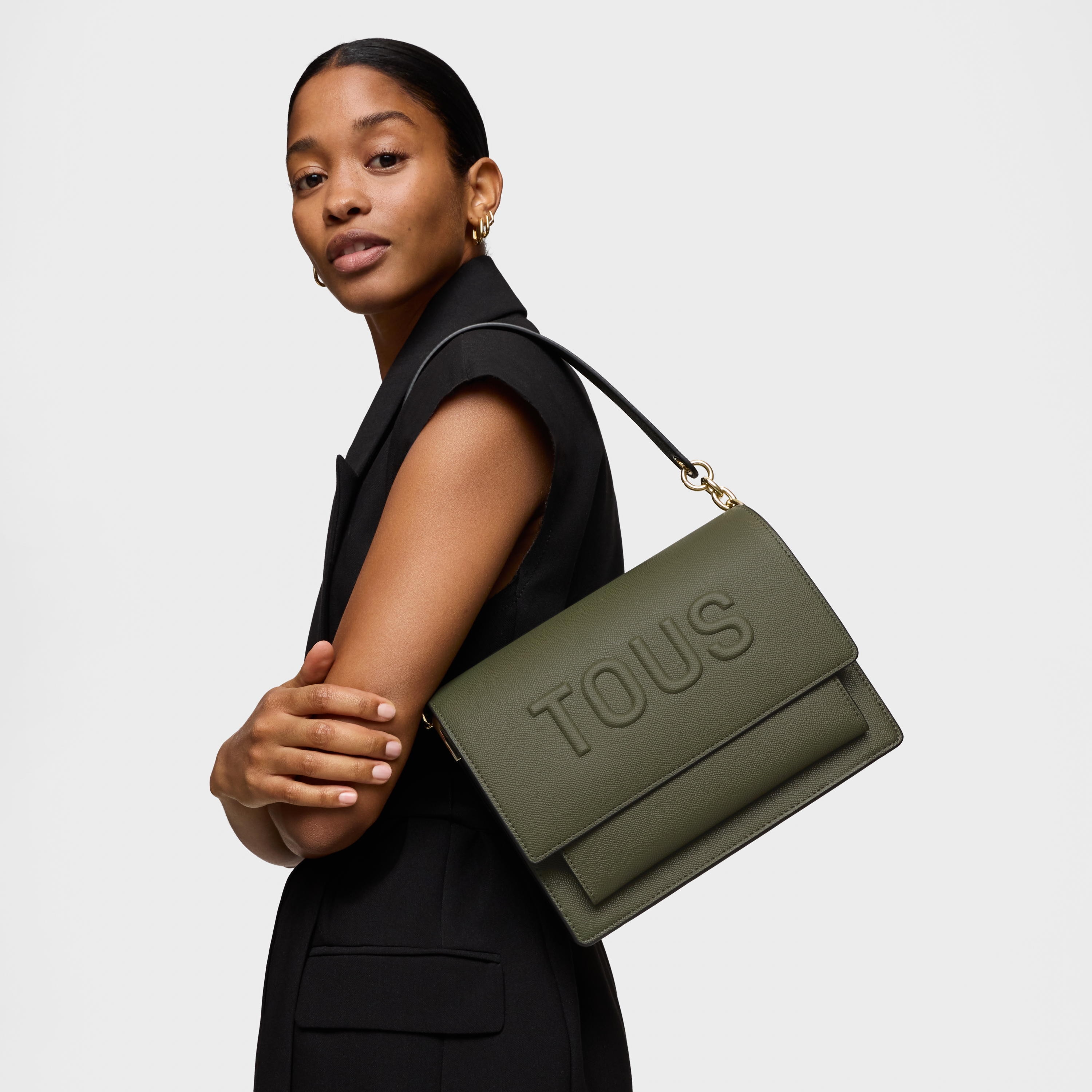 Medium khaki Audree Crossbody bag TOUS Brenda