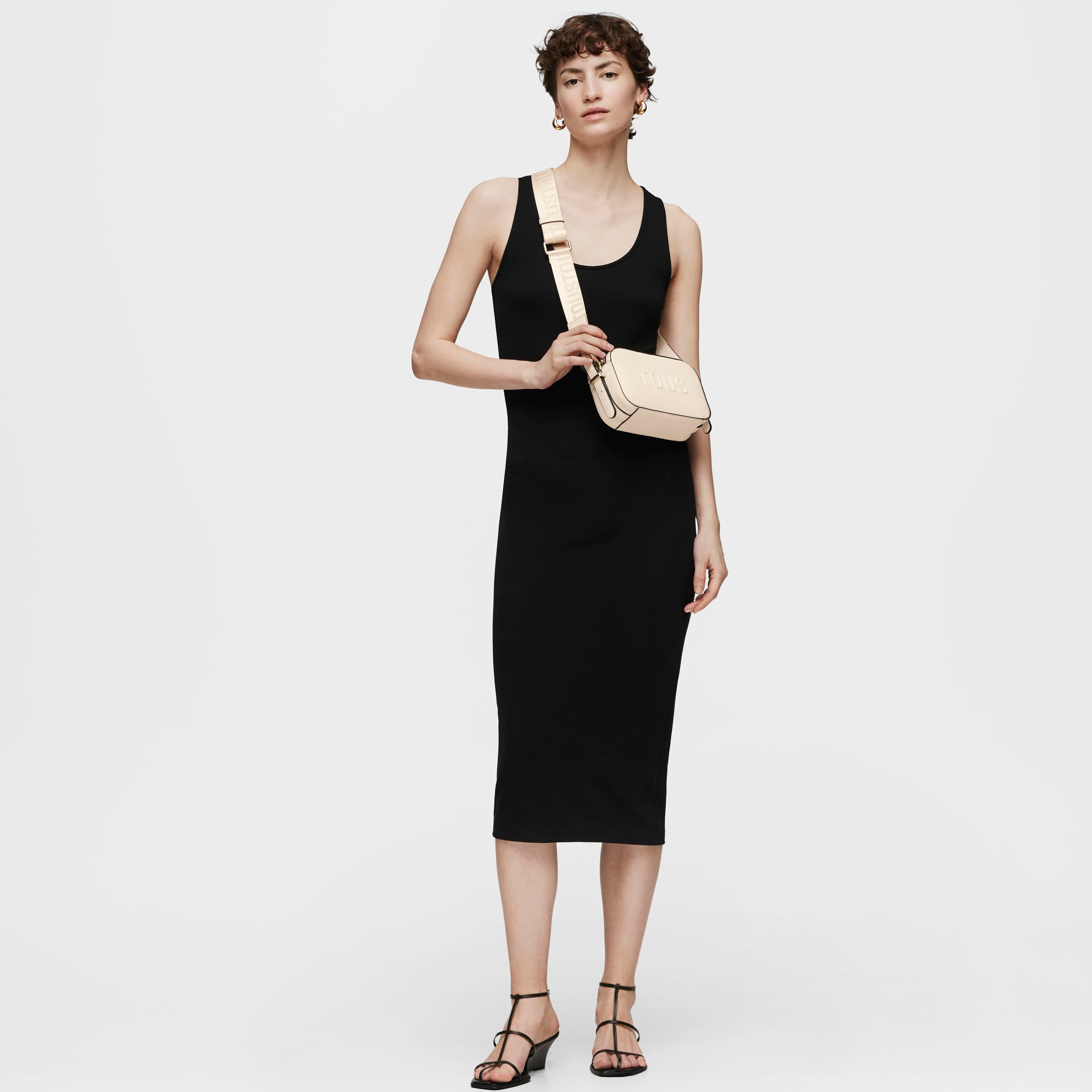 Beige Crossbody Reporter bag TOUS Brenda