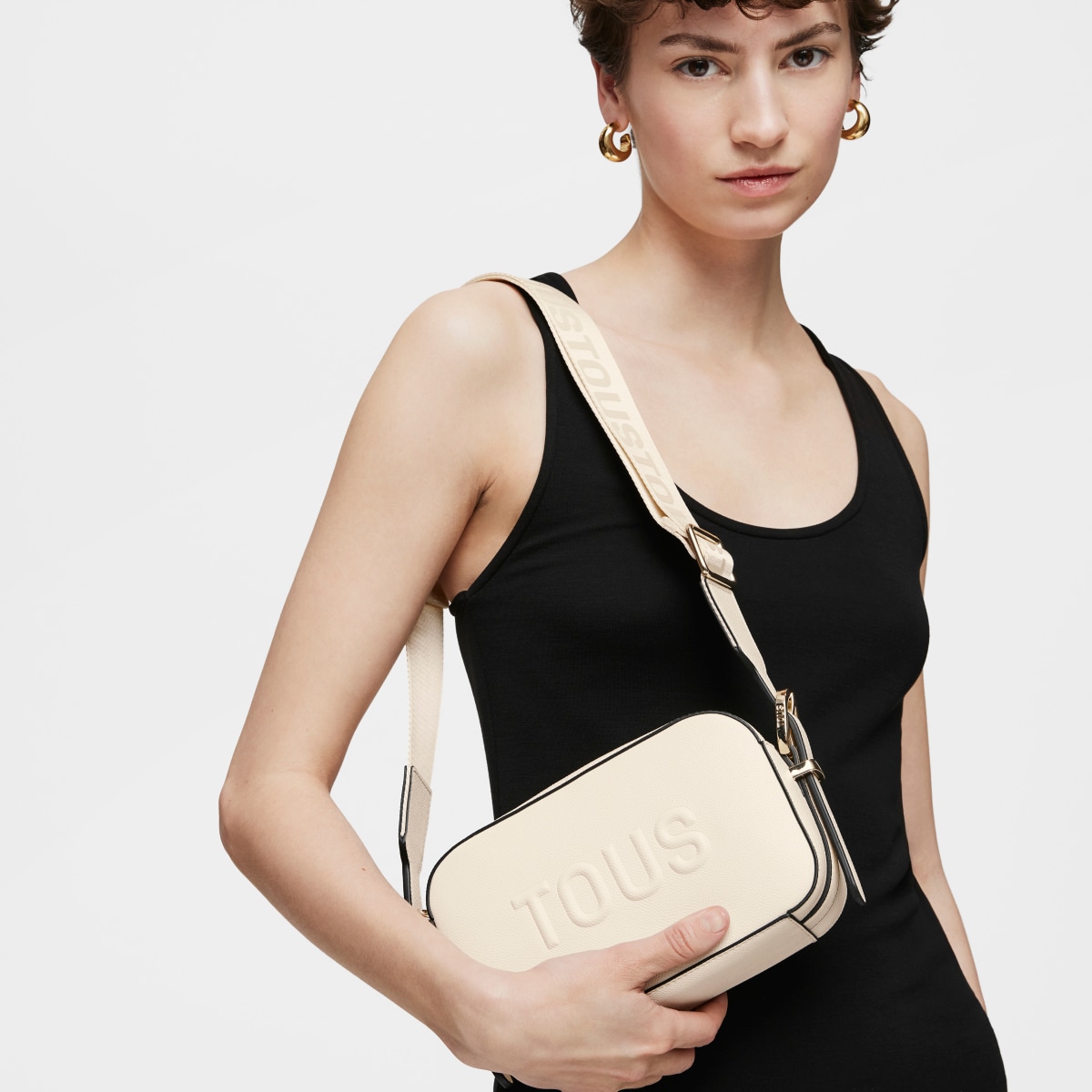 Bandolera reporter beige TOUS Brenda