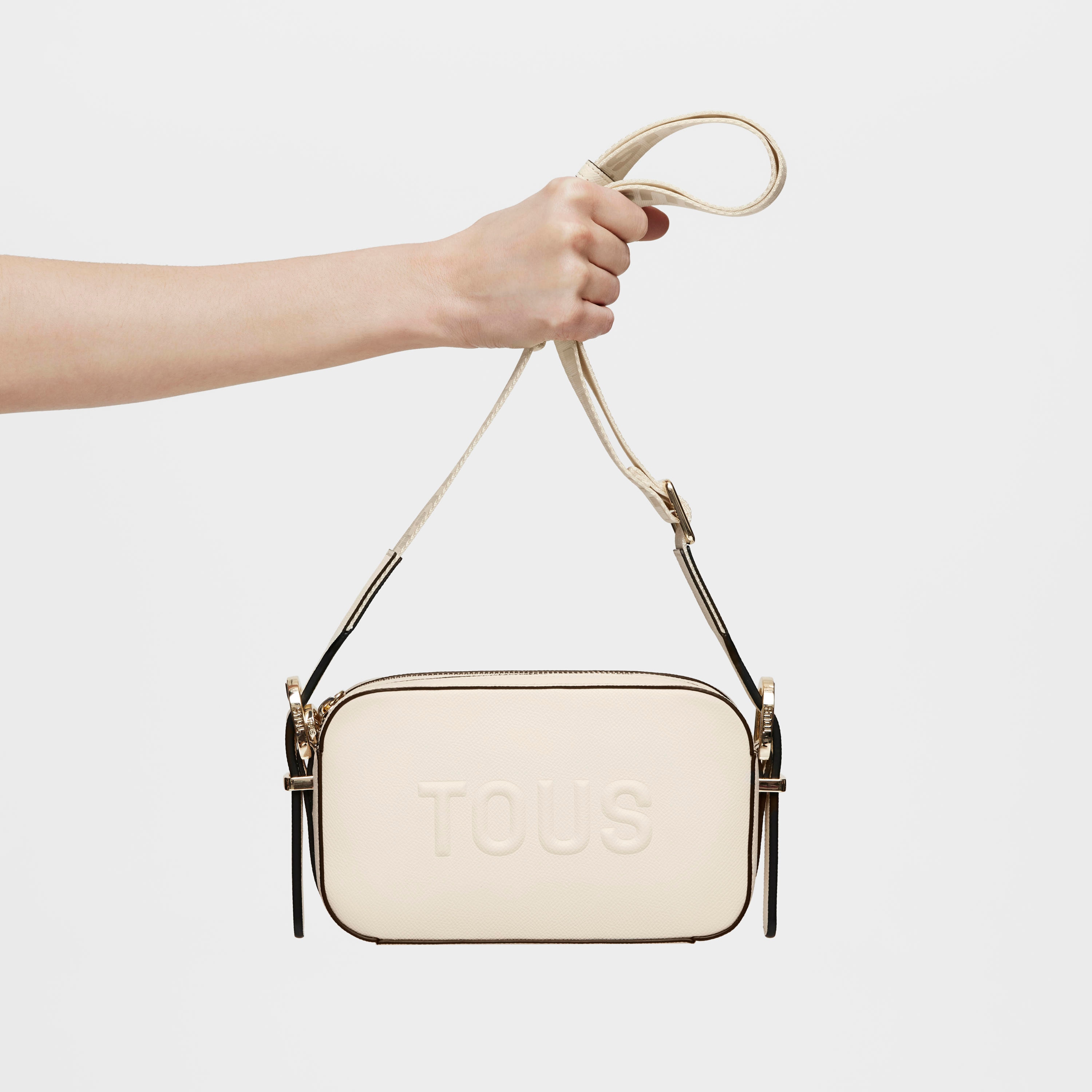 Beige Crossbody Reporter bag TOUS Brenda