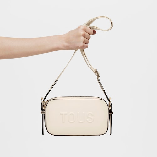 Mala de tiracolo rep&oacute;rter bege TOUS Brenda