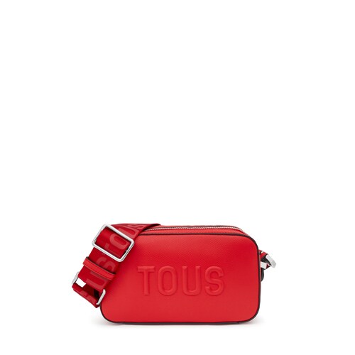 Red Crossbody reporter bag TOUS Brenda image number 0