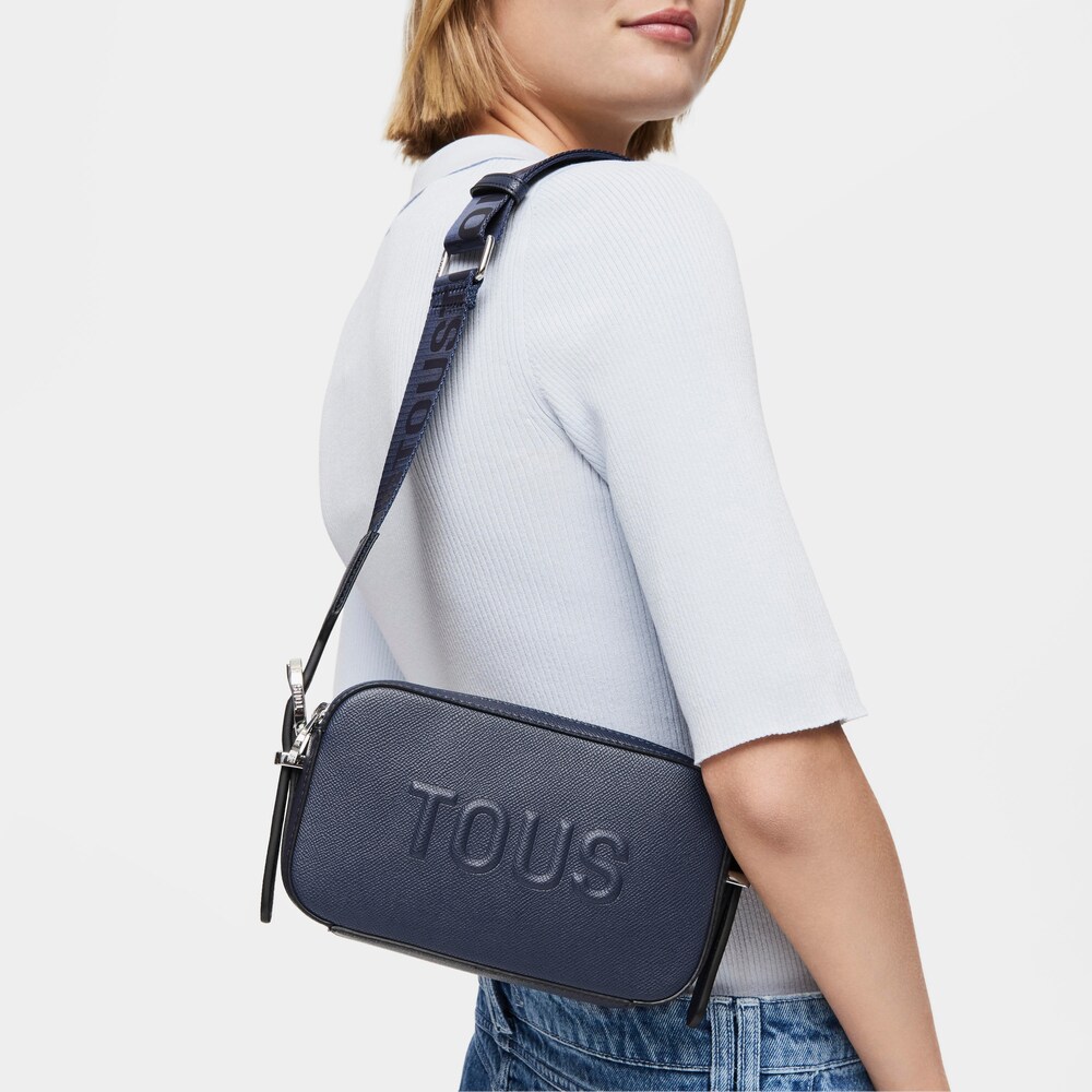 Navy blue Crossbody Reporter bag TOUS Brenda Navy blue Crossbody Reporter bag TOUS Brenda