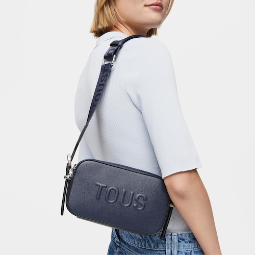 Mala de tiracolo rep&oacute;rter azul-marinho TOUS Brenda