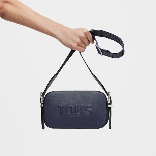 Mala de tiracolo rep&oacute;rter azul-marinho TOUS Brenda