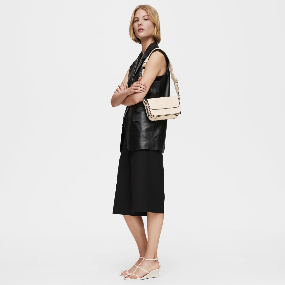 Small beige Crossbody bag TOUS Brenda