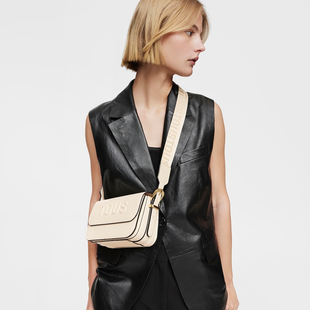 Bandolera peque&ntilde;a beige TOUS Brenda