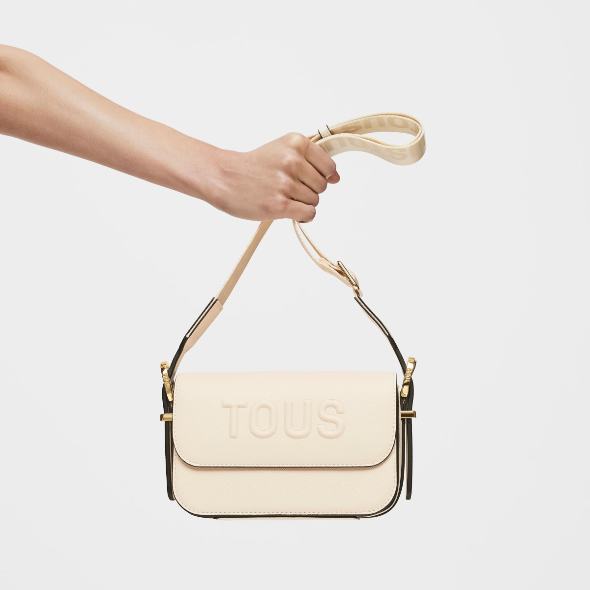 Small beige Crossbody bag TOUS Brenda
