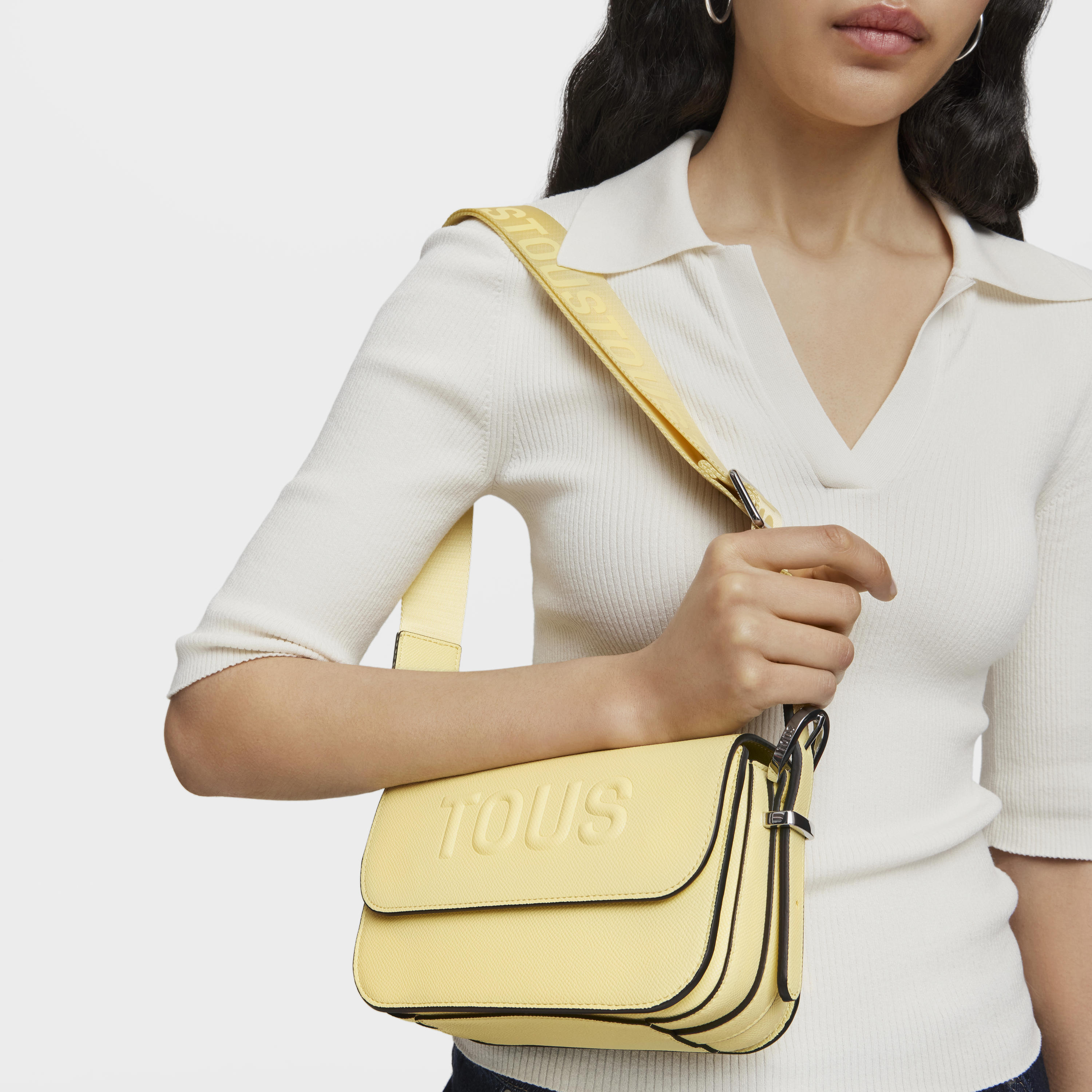 Small light yellow Crossbody bag TOUS Brenda